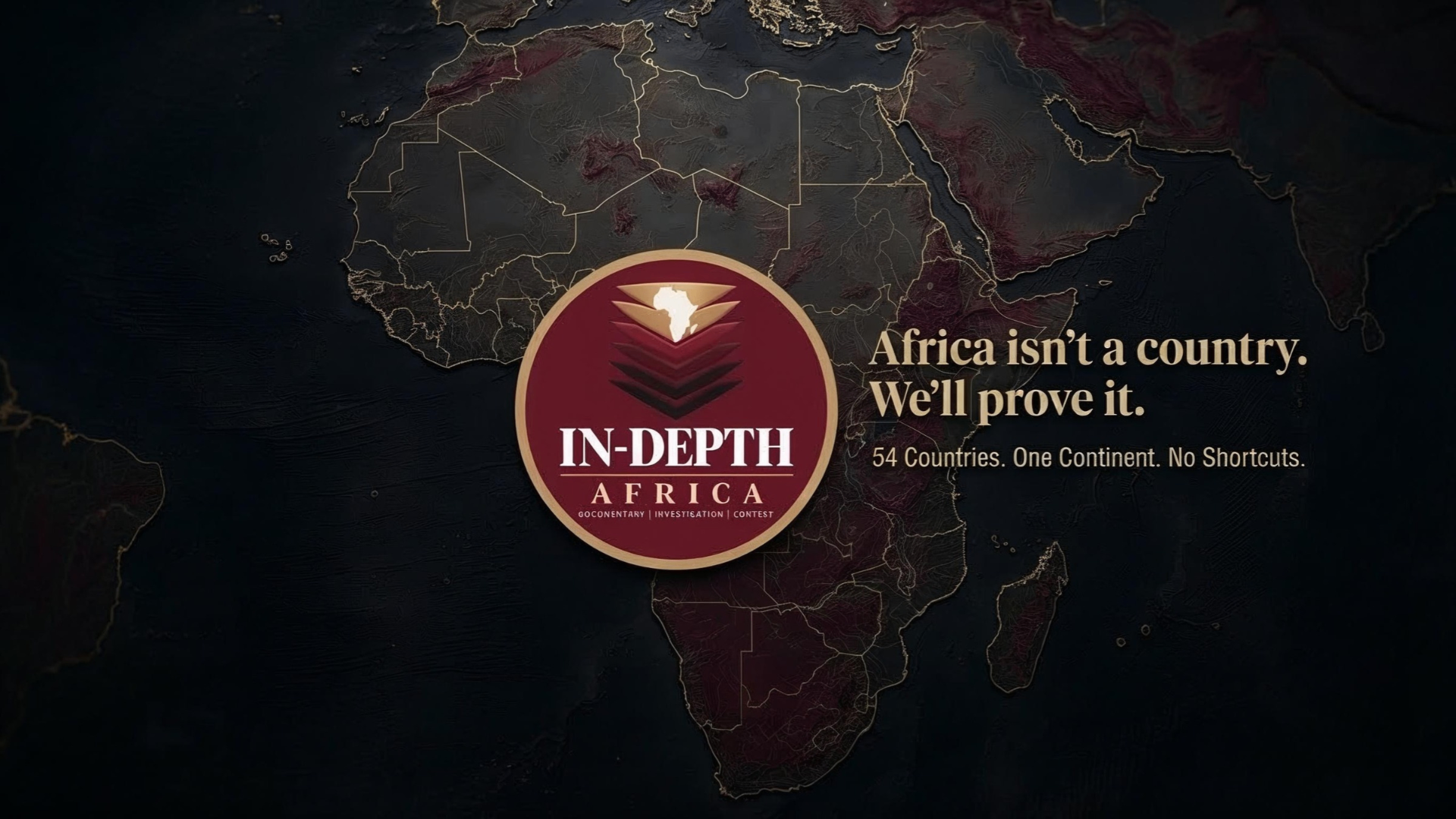 Map of Africa for In-Depth Africa