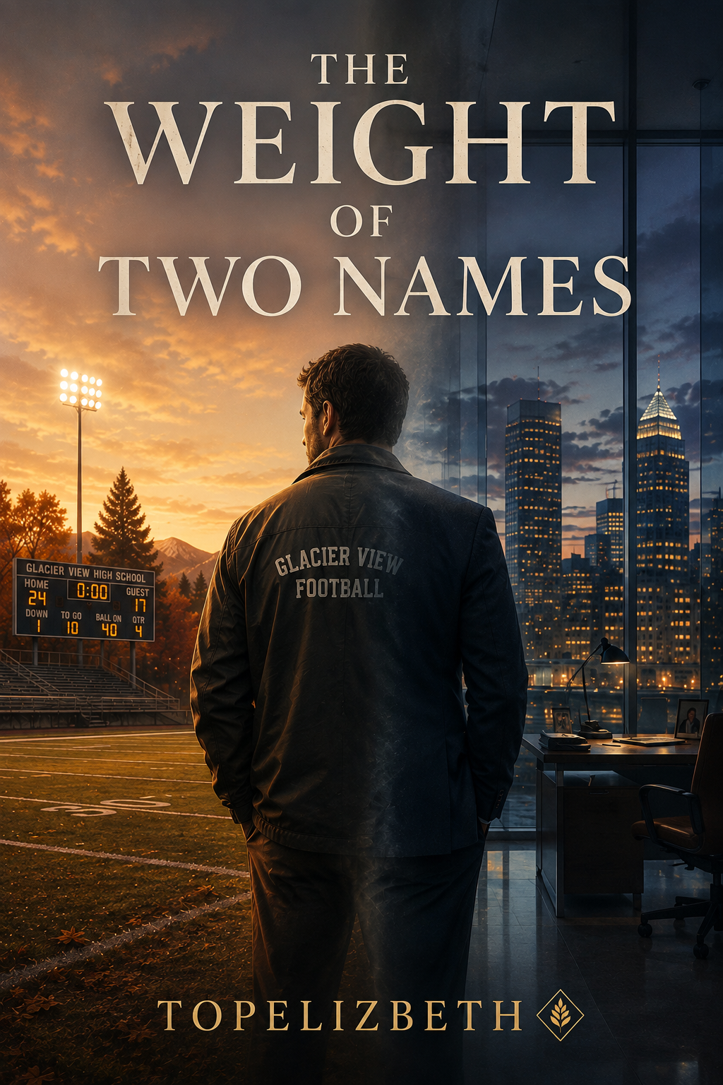 Cover of The Weight of Two Names by TopeLizbeth